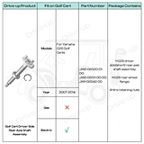 golf cart rear axle shaft